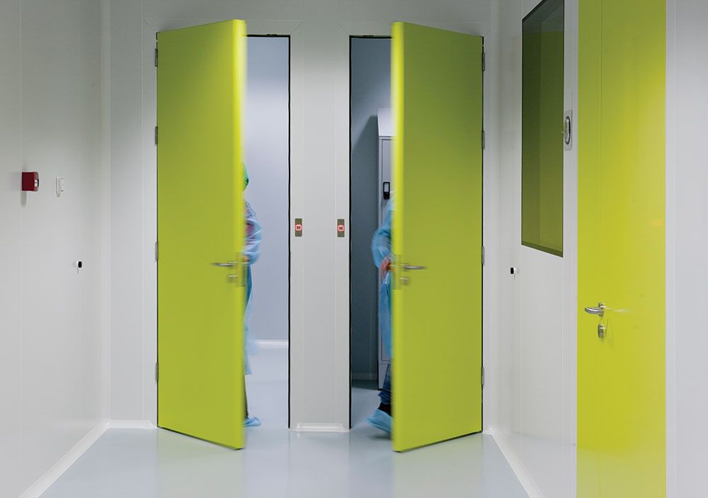 Cleanroom Enclosure - Puertas enrasadas