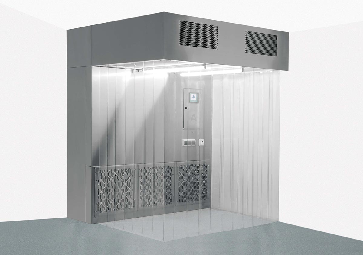 The Air Booth 3600 - Cabina para pesadas y muestreo